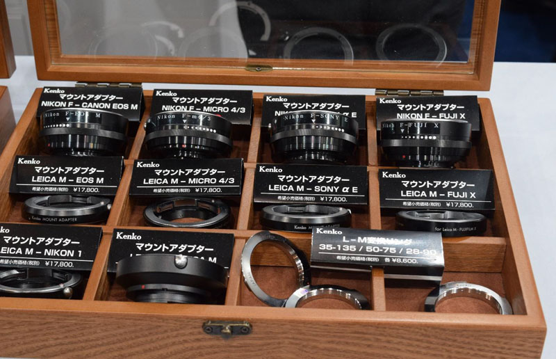 Kenko Mount Adapter full series display.