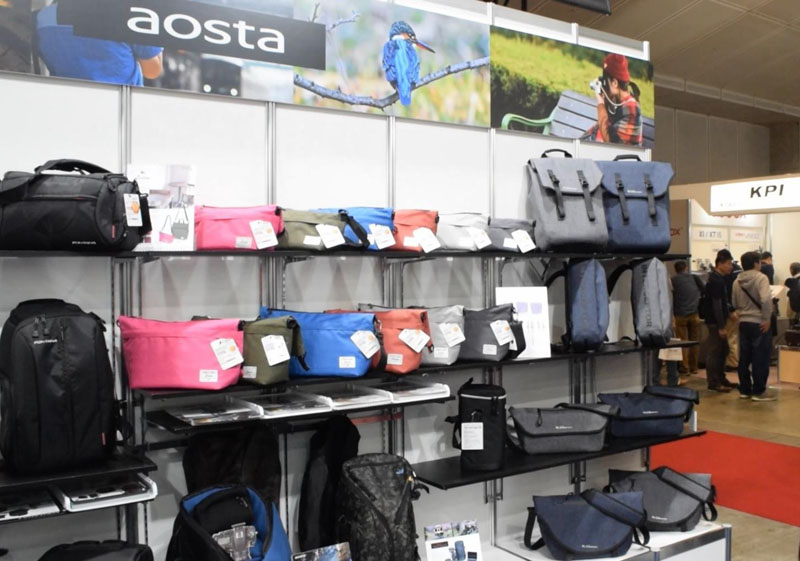 Also, AOSTA bags filled numerous shelves.