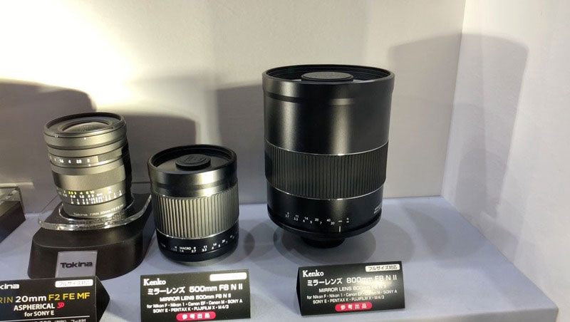 Kenko Mirror Lens 500mm F8 N II and Kenko Mirror Lens 800 mm F8 N II
